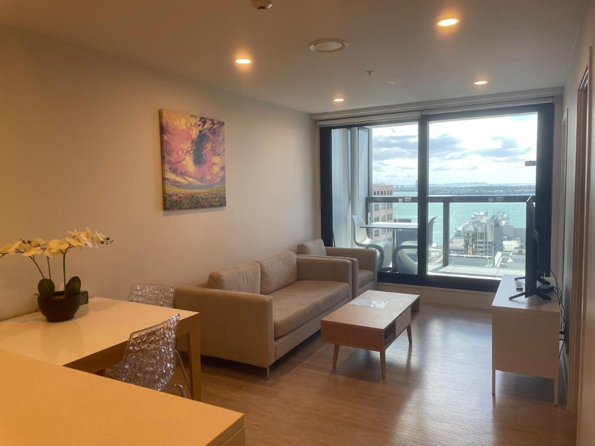 Modern 2 Bedroom Apartment 1 Minute To Skytower Auckland Luaran gambar