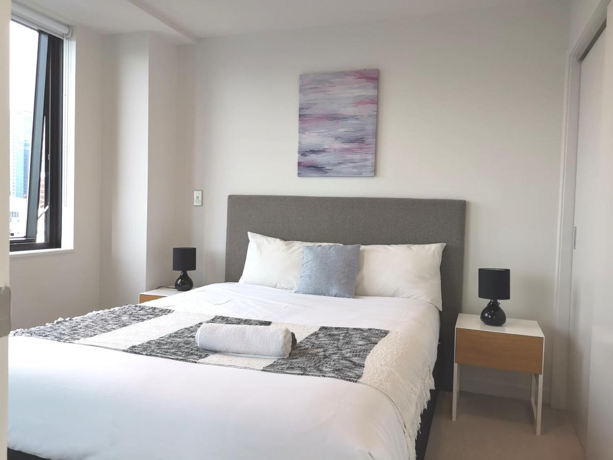 Modern 2 Bedroom Apartment 1 Minute To Skytower Auckland Luaran gambar